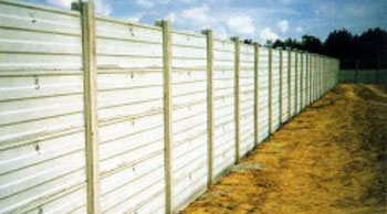 Slabs for fencing fotolastre