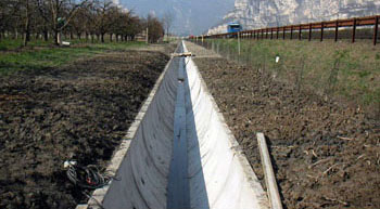 canalette troncovoidali 1400x1110 per autostrada del Brennero A22