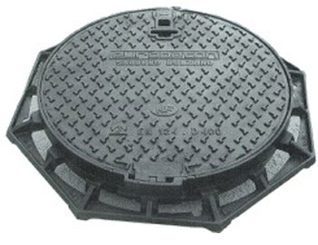 Manhole covers in ductile iron, French type francesi